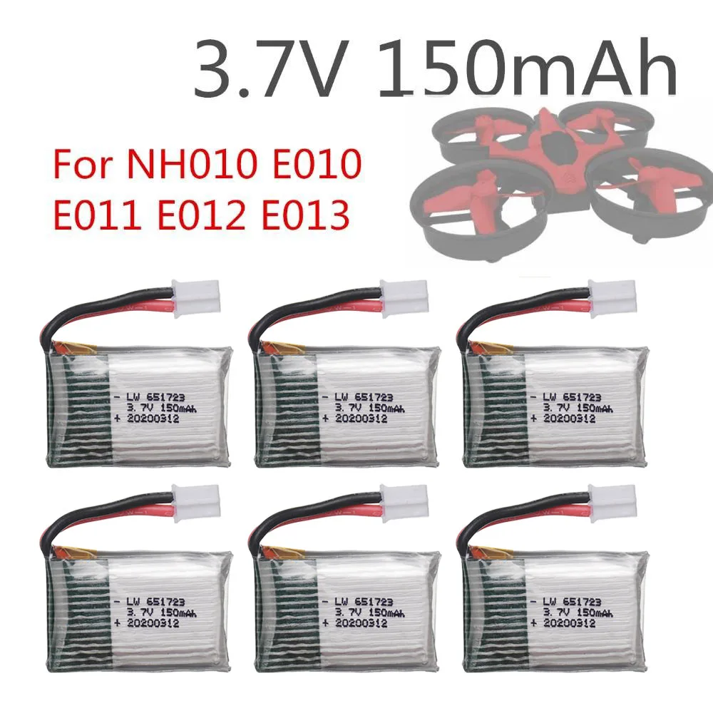 

3.7V 150MAH For Eachine E010 E011 E012 E013 Furibee F36 H36 RC Quadcopter Parts Lipo Battery For RC Camera Drone