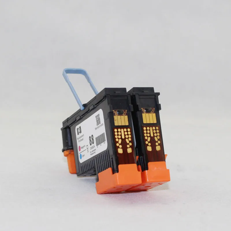

2 Pcs New Printhead Black/Yellow+Cyan/Mage For HP 88 C9382A PRO K550 K8600 K8500 K5300 K5400 L7380 HSJ-19