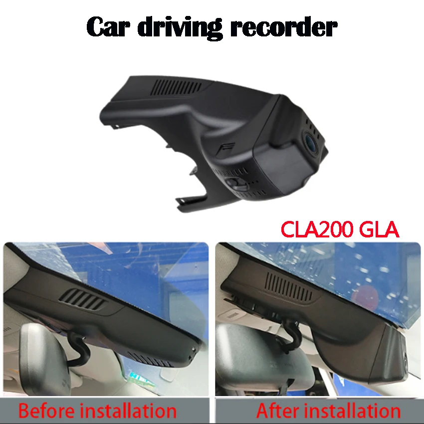 HD 4K 2160P Car DVR Wifi Video Recorder Dash Cam Camera Easy Installation For Mercedes Benz GLA X156 CLA200 GLS250 W176  W177
