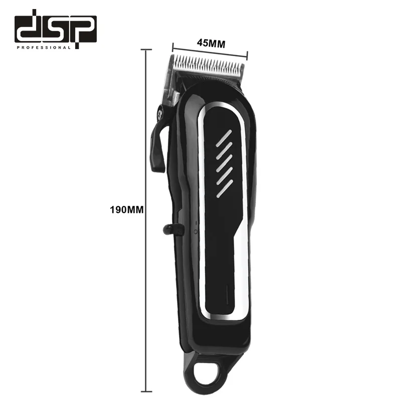 DSP профессиональная Мужская семья триммер для стрижки волос форма дизайн машинка для стрижки волос перезаряжаемая глобальная напряжение 100-240 В