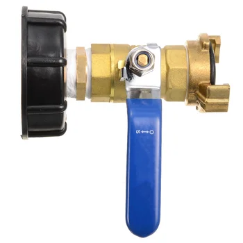 

IBC Ball Tap Tank 3/4 Chuck Adapter On Plug Shut-off Ball Valve Outlet Container Rainwater Tank Tap