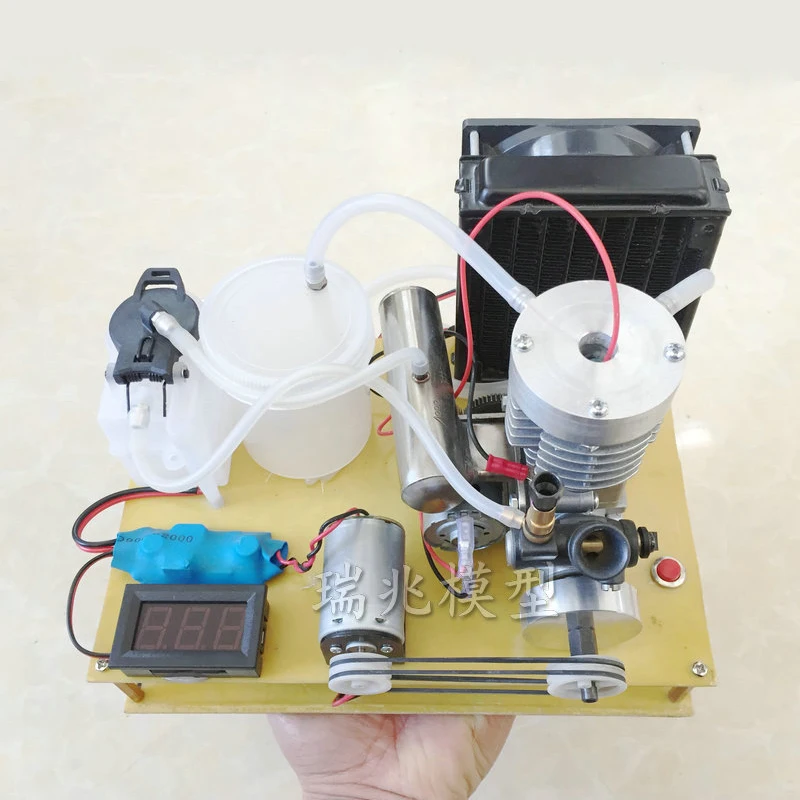 Micro water-cooled engine 2-stroke Mini engine 15 gasoline retrofit water-cooled cooling