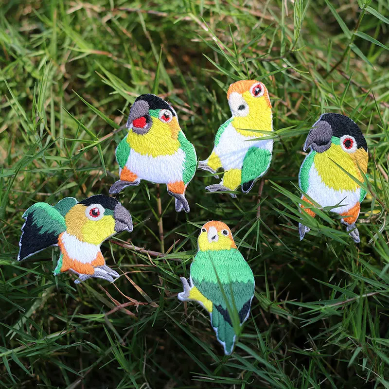 embroidery bird patches for clothes 2