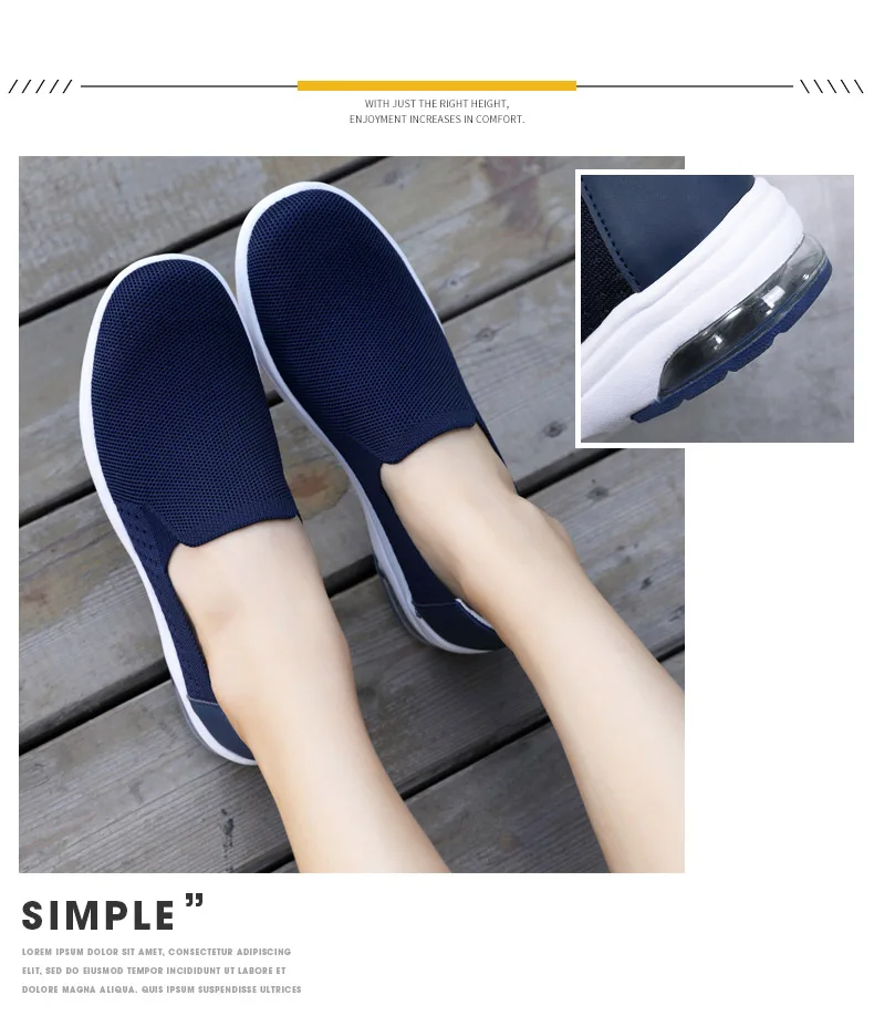 Damyuan planos con plataforma para zapatillas informales transpirables malla ligeras, mocasines para correr|Zapatos planos de mujer| - AliExpress