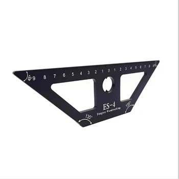 

Multi-Function Angle Ruler 45 Degree Aluminum Alloy Precision Woodworking Ruler Ruler Woodworking Tools