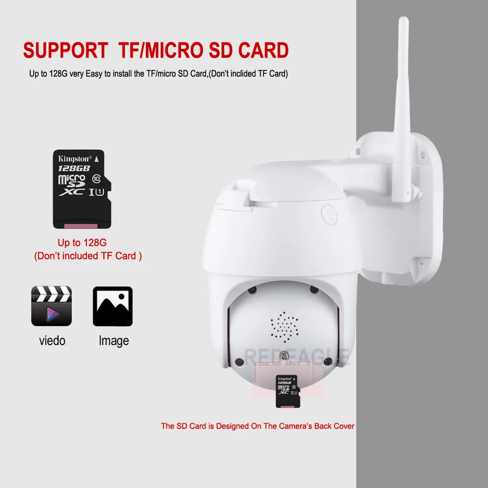 1080P wifi IP камера 2MP PTZ открытый скоростной купол 5X оптический зум панорамирование наклона камеры безопасности двухстороннее аудио Обнаружение движения