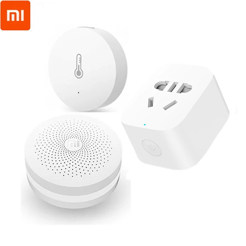 

Original Xiaomi 3 in1 Temperature Humidity Sensor /Smart Socket Plug WiFi Remote /Home Multifunctional Gateway Android IOS APP
