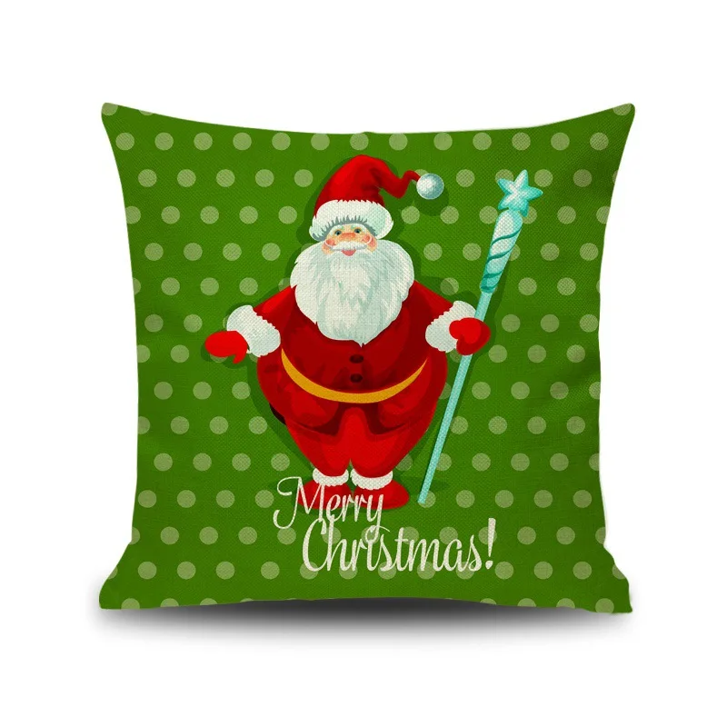 New Christmas Pillowcase Home Sofa Car Back cushion pillow case christmas pillow pillow cover - Цвет: G-PSD261