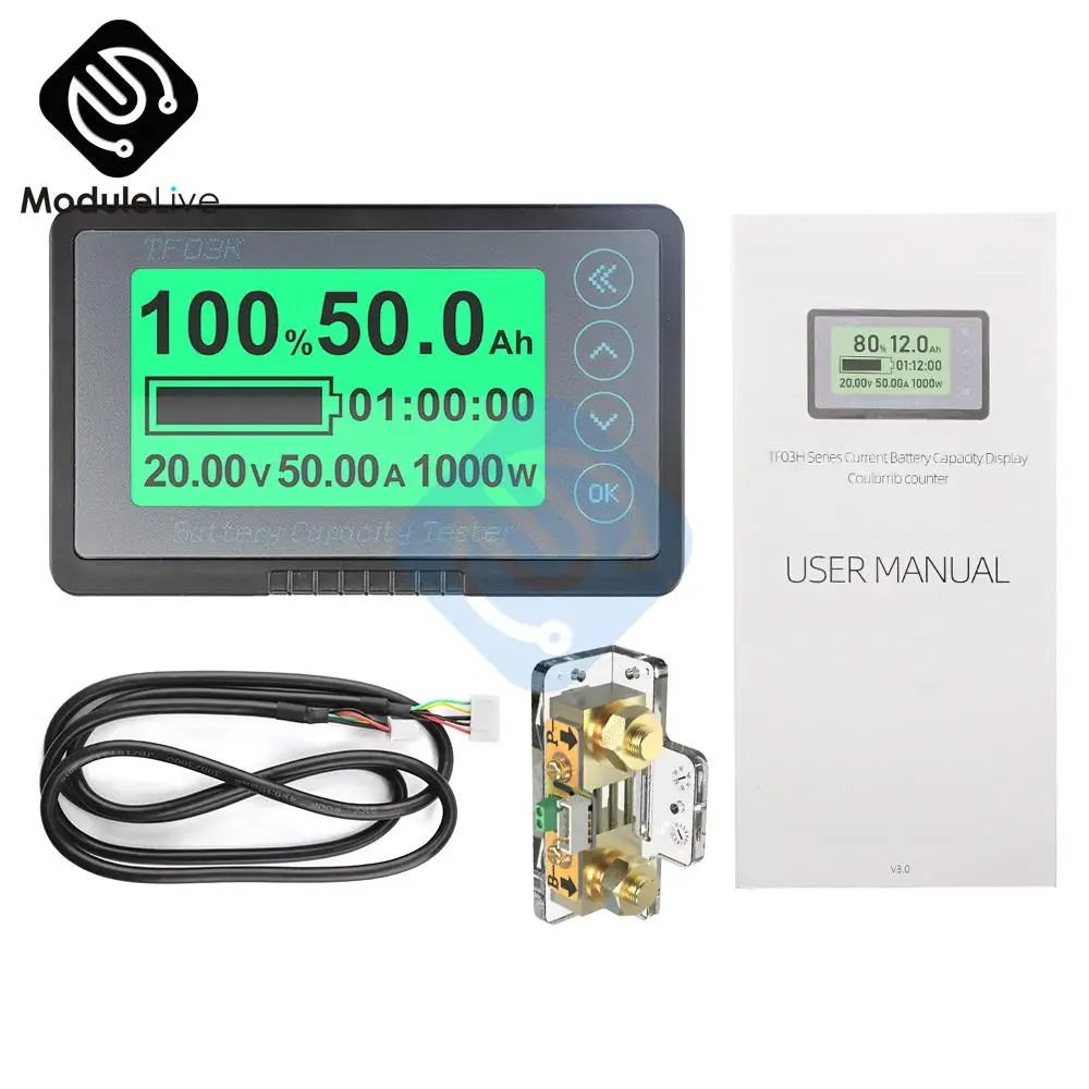 TF03KCoulombMeterElectricCarTouringCarBatteryLevelIndicator