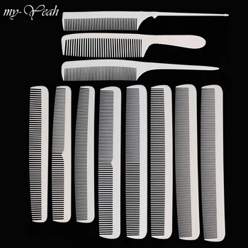 

11pcs/set White Hair Comb Set Anti-static Hairdressing Comb Tangled Straight Hair Brush Girls Ponytail Comb Salon Hair Care Tool