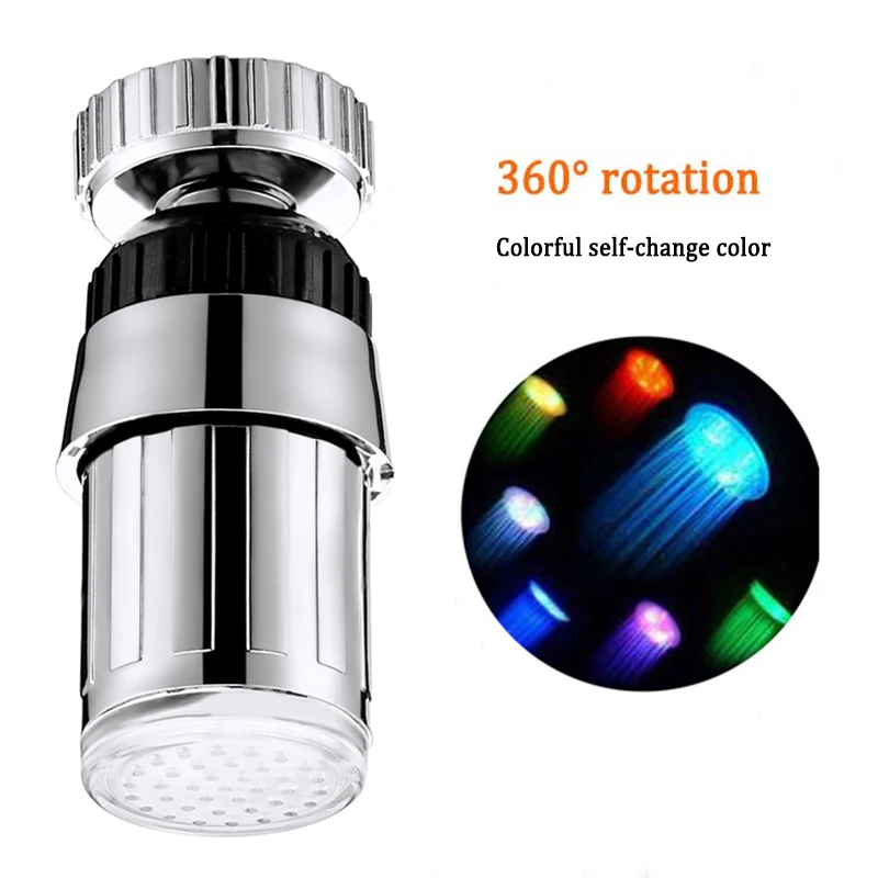 Universal Anti-splash Colorful Faucet Temperature Control Filter 360° Rotation Internal Thread Interface 22mm | Дом и сад