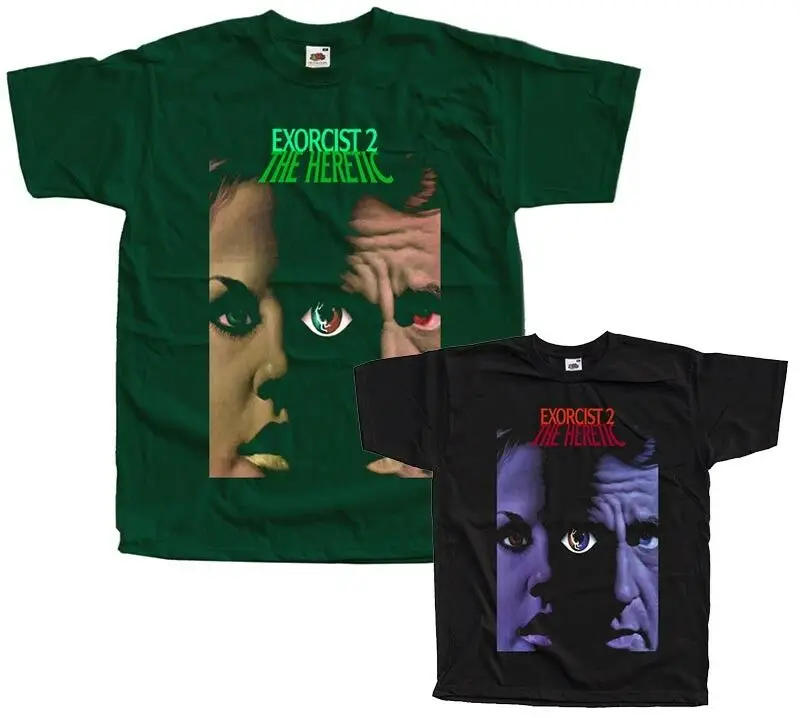 Exorcist 2-The Heretic V2 постер футболка (черная B. Green) все размеры S-3XL | Мужская одежда