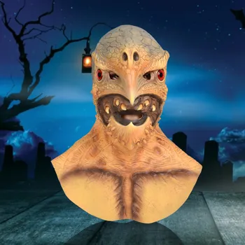 

Halloween Decoration Horror Realistic Image Bird Star Human Animal Headgear Adult Mask Face Cover Creepy Party Decoration