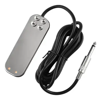 

Mini Foot Pedal Stainless Steel Tattoo Power Supply Controller Footswitch Tattooing Accessory with Thicken Tensile Silicone Wire