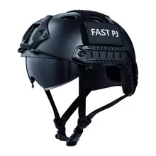 Casque tactique rapide de l'armée américaine PJ, lunettes de couleur unie, protection en plein air, équipement de ventilateur militaire léger, casque de jeu