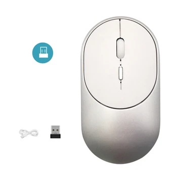 

Ultra-thin Wireless Mouse Chargable Bluetooth 5.1+2.4G Dual Mode Gaming Optical Mice