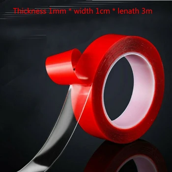 

Traceless Craft Smooth Home Strongly Sticky DIY Double-sided Multi Purpose Washable Adhesive Tape Removable Reusable Fixing