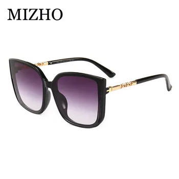 

MIZHO Fashion Trendy Big Square Sunglasses Women Vintage 2019 Quality Black Gradient Sunglasses Oversized Ladies Brand Designer