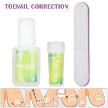 12 Pcs/bottle of Ingrown Toenail Indent Correction Tool Nail Toe Pedicure Elastic Patch 998