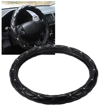 

Decoration Steering Wheel Cover 38cm Replacement Car 1Pc Inner Leather Breathable Practical Accessories