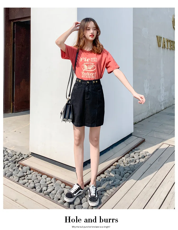 6 women denim skirt