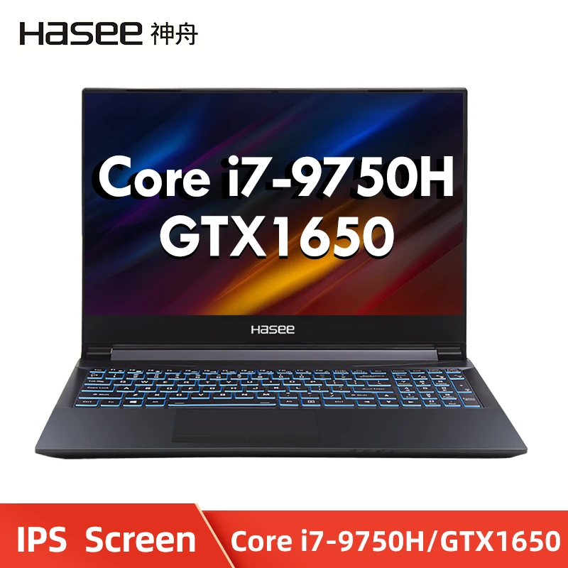 Ноутбук hasee Z7M CT5NA/CT7NA для игр (Intel i5 9300H/i7 9750H + GTX1650 4GGDDR5/8G ram/512G SSD/DOS/15 6 'IPS)|Ноутбуки| |