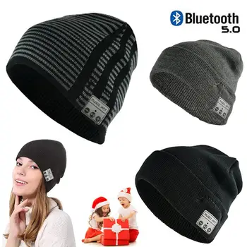 

Warm Beanie Hat Bluetooth Earphone Music Hat Winter Wireless Headphone Cap Headset With Mic Sport Hat Men Women Xmas Gift