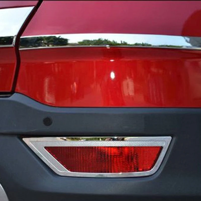 Для Ford Escape/Kuga 2013- передний противотуманный светильник, хромированная крышка лампы, 1 пара, ABS покрытие, серебряный светильник s