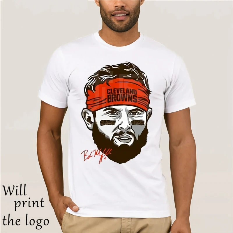 Мужская футболка с коротким рукавом Baker Mayfield Face|Футболки| |