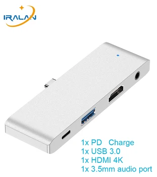 

Wireless USB 3.0 hdmi Adapter PD 3.5mm Audio Port USB3.0 C Hub USB Port Hub For For MacBook iPad Pro/Air Huawei P20 P30 Mate20