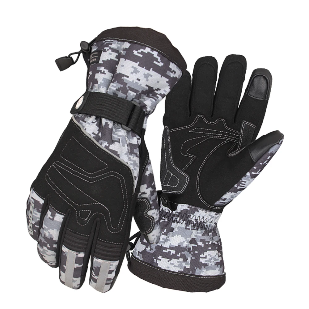 SCOYCO Мотоциклетные Перчатки Водонепроницаемые Moto Guantes мужские мото перчатки сенсорный экран Gant мотоциклетные перчатки для зимы - Цвет: MC30 Camouflage