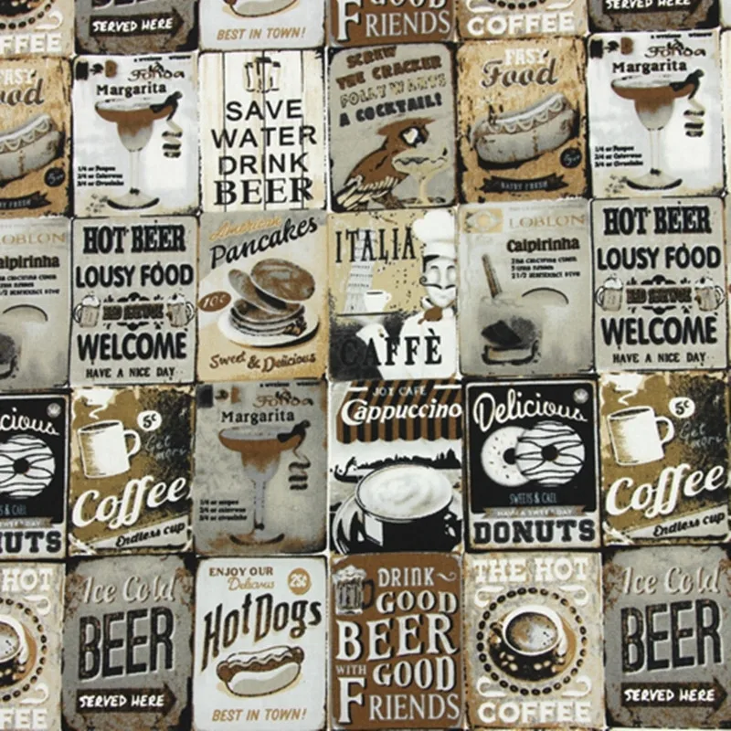 Наполовину ярд утолщенная хлопковая ткань нортер Европа печать ручной работы