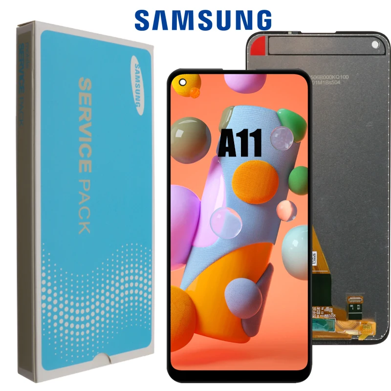 6 4 ''оригинальный A115 Lcd для Samsung Galaxy A11 LCD дисплей с сенсорным экраном в сборе A115F