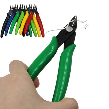 

1PCS Electronic Diagonal Pliers Wire Cable Cutters Anti-slip Side Cutters Snips Flush Nipper Mini Diagonal Pliers Hand Toolss