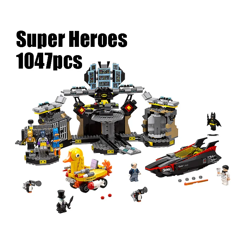 

10636 Legoed Batman Movie Batcave Break-in Superhero Toy Bricks Sets Building Block Bricks Toys Compatible 70909