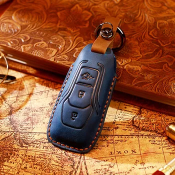 2019 custodia morbida per Ford Fusion Mondeo Mustang F-150 Explorer Edge 2015 2016 2017 2018 Car Styling protezione chiave