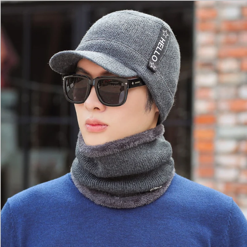 Зимние шапки Skullies Beanies, зимние шапки бини для мужчин и женщин, шерстяной шарф, шапки, Балаклава, маска, шапка, вязаная шапка, новинка