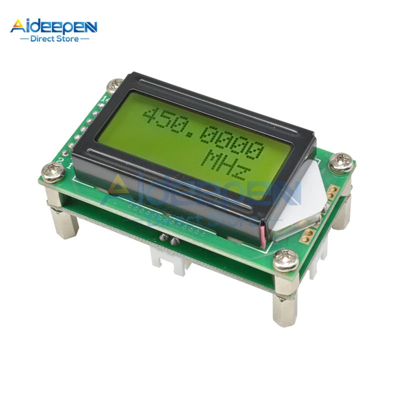 DC 9-12V 1MHz-1.2GHz LCD Digital RF Frequency Counter Tester PLJ-0802-E Frequency Meter For Ham Radio 1-1200mhz DIY Kit