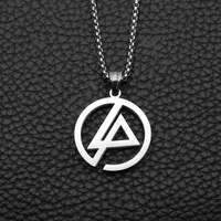 Pendentif géométrique pour hommes et femmes, collier carré et rond, Street Rock, rétro, accessoires en acier titane, offre spéciale 5