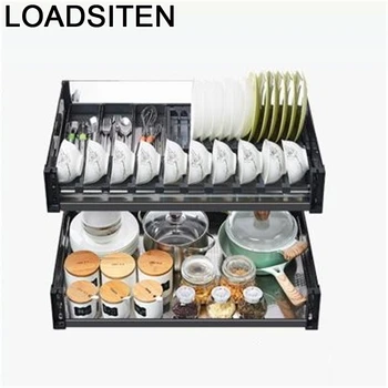 

Rangement Dish Rack Mutfak and Storage Pantries Keuken Organizador Cocina Cozinha Cuisine Organizer Kitchen Cabinet Basket
