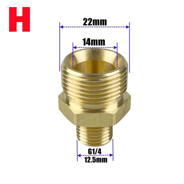 Adaptor Foam Gun Generator Lance Bayonet Male Connector For High Pressure Karcher Nilfisk Elitech Stihl Lavor Huter