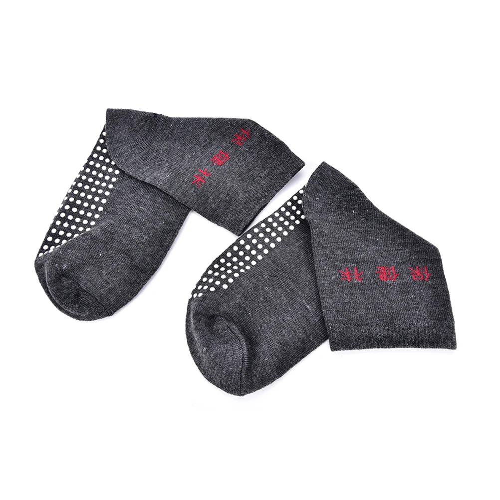 1 пара нагревательных турмалиновых носков, инфракрасные анти-холодные турмалиновые носки, автоматическое нагревание, массажные носки для лодыжки, массажер для ног