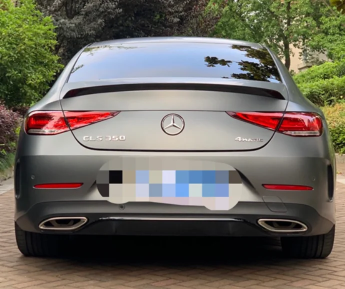 Для Mercedes Benz W257 CLS Высокое качество углеродного волокна задний багажник спойлер автомобиля хвост декоративное крыло