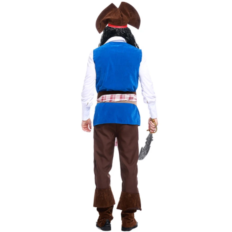 Карнавальный костюм на Хэллоуин для взрослых пиратов Карибского моря Джек