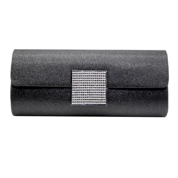 

Satin Glitter Shiny Clutch Bag Evening Bags Ladies Elegant Wedding Banquet Luxury Clutches With Rhinestone Envelope Purse Women