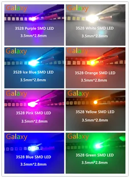 

3528 SMD Led Diode Super Bright RGB/Red/Green/Blue/Yellow/White/Orange LED Light 1210 SERISE 3.5*2.8*1.9MM