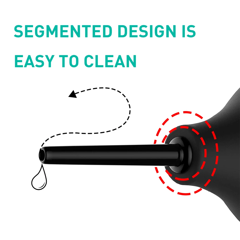 Cleaning Bulb Medical Rubber Health Hygiene Tool For Women Men Enema Cleaning Container Vagina & Anal Cleaner Douche Enema