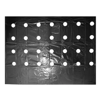 

95cm x 10m 5 Holes Plastic Mulch Film Vegetable Plants Grow Greenhouse Keep Warm Anti Grass Perforated Films