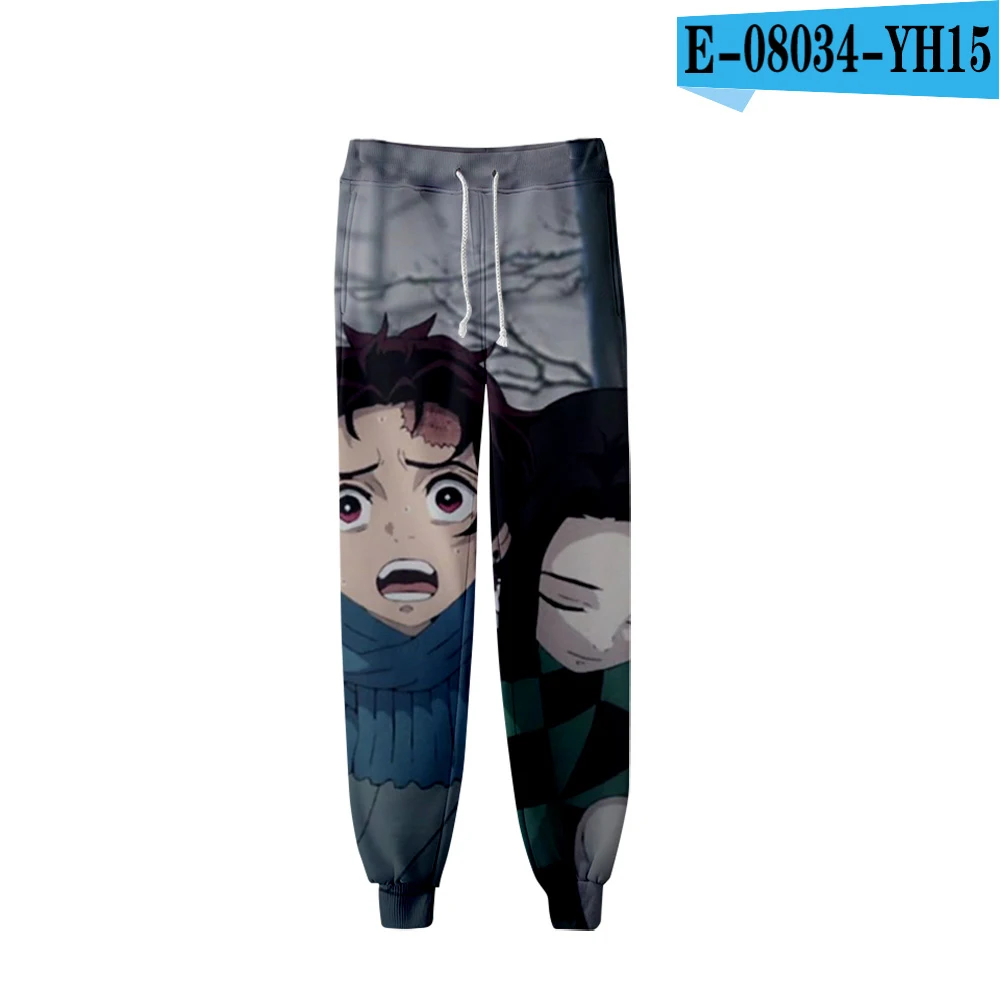 3D pants Удобные, модные, популярные, новые, подходящие 3D штаны для мужчин/wo, мужские, Осенние, в стиле хип-хоп, повседневные, Demon Slayer, штаны для мальчиков/девочек - Цвет: 3D pants