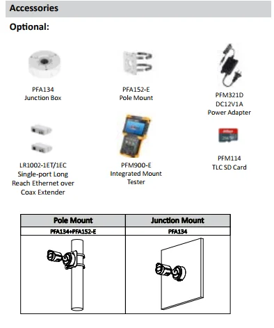 Dahua 2MP WDR IR Bullet сетевая IP камера 1920*1080 Поддержка POE и вращение ModeI IPC-HFW2231S-S-S2